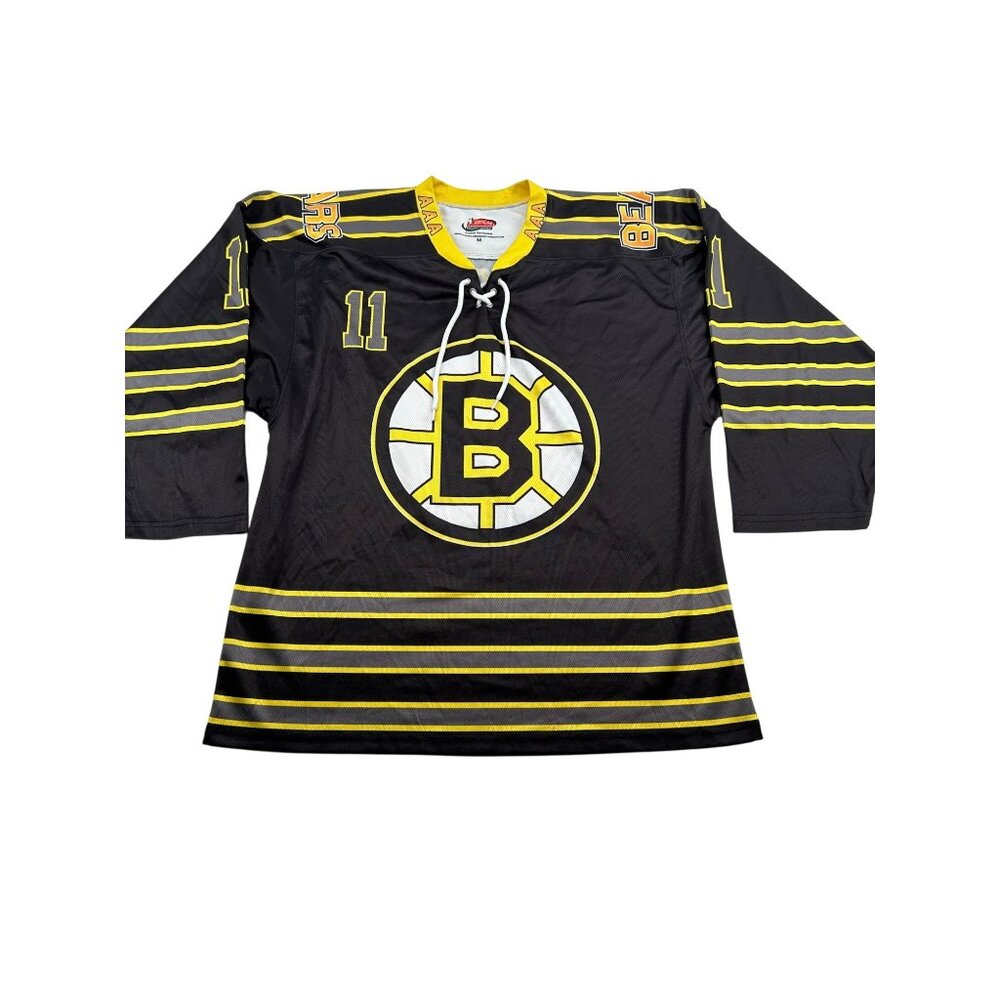 Northland Hockey Group Black & Yellow Jersey With "ONeill 11" Design #6431